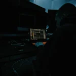 Music Production Studio Headphones Laptop Audio Editing