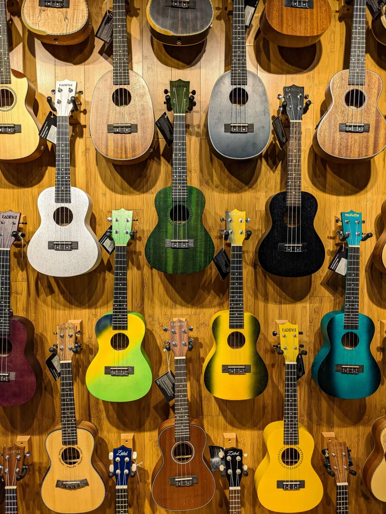 Musical Instruments Curated Products Collection Shopping Display Ecommerce Lifestyle