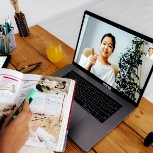 Online Learning Course Video Lesson Laptop Study