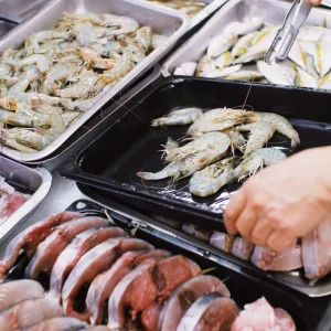 Seafood Market Store Product Display