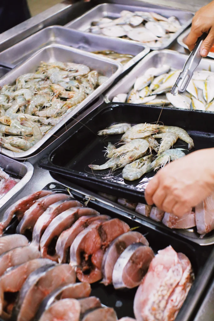 Seafood Market Store Product Display