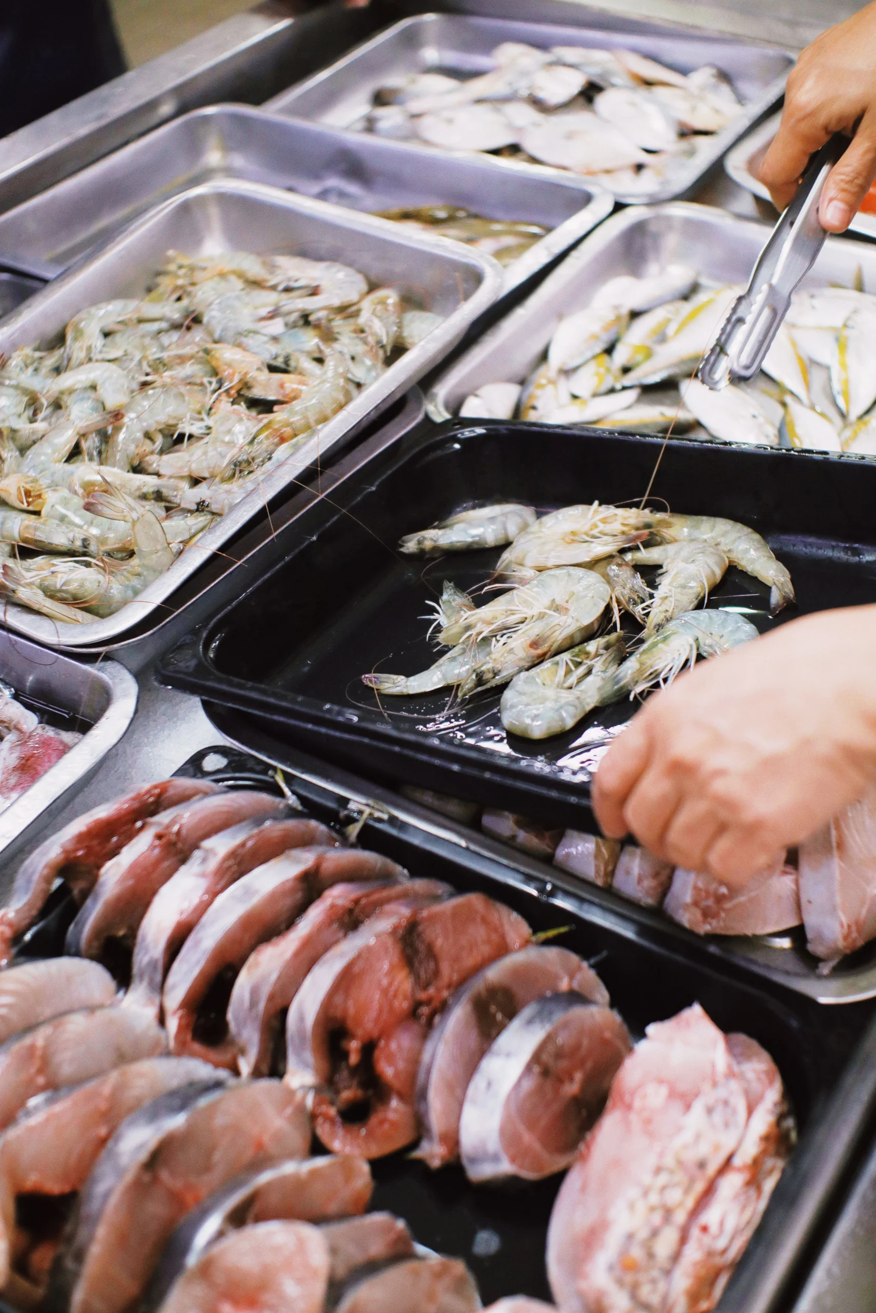 Seafood Market Store Product Display