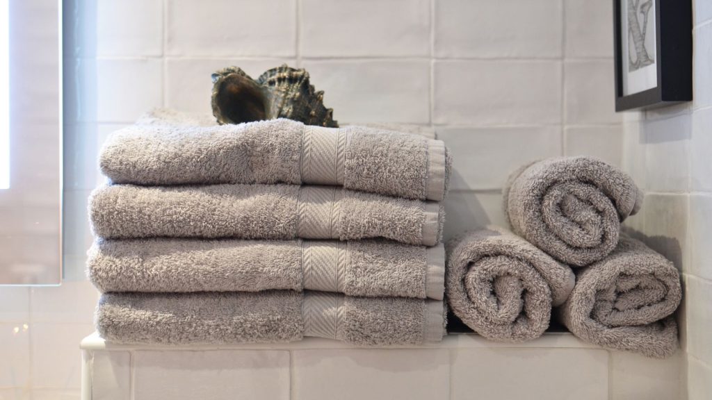Yoga Studio Towel Laundry service imagery