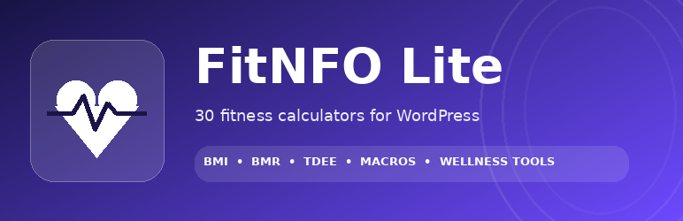 FitNFO Fitness & Nutrition Tools