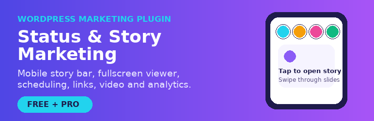 Status & Story Marketing WordPress Plugin