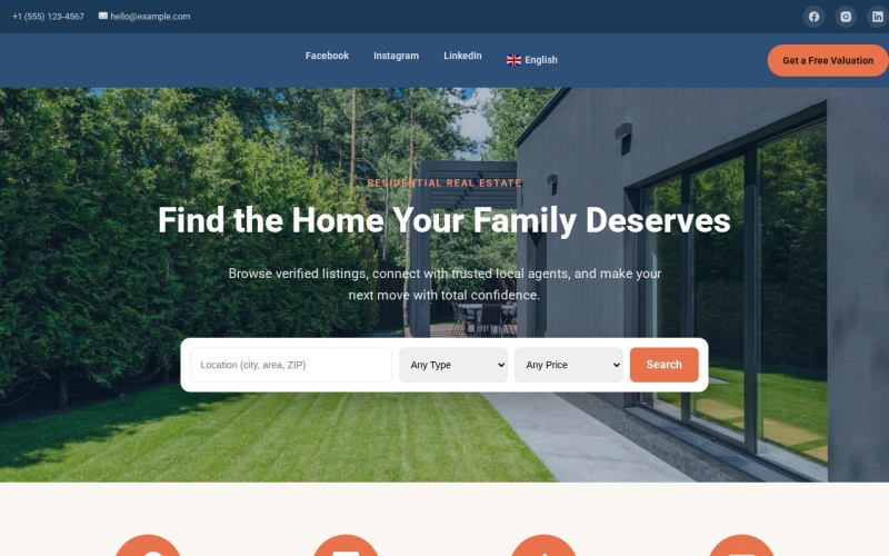 Estavo Real Estate WordPress Theme