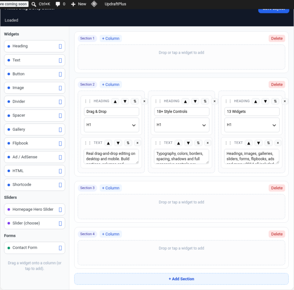 Flexibo Page Builder for WordPress